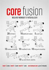 Pictures of Core Workout Video