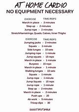 At Home Workouts Cardio Images