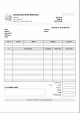 Images of Invoice Template For Car Repair