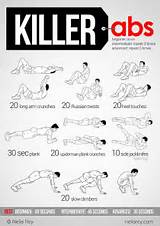Work Out Routine For Abs Images