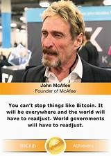 Photos of John Mcafee Bitcoin