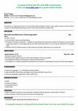 Mba Finance Internship Resume Images