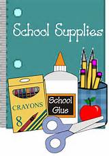 Pictures of First Day School Supplies