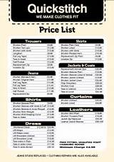 Pictures of Prices For Alterations