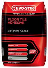 Pictures of Evo Stik Floor Tile Adhesive