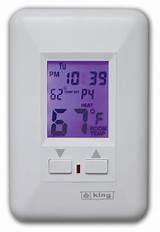 Pictures of Programmable Line Voltage Thermostat Electric Heat