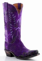 Lucchese Purple Boots Images
