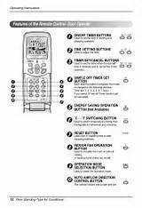 Lg Aircon Remote Control Manual Images