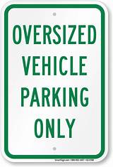 Photos of Commercial Vehicles Only Sign