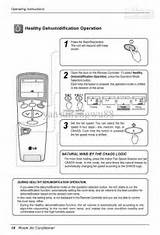 Lg Split Air Conditioner Remote Control Manual