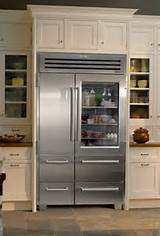 Pictures of Sub Zero Pro 48 Glass Door Refrigerator For Sale