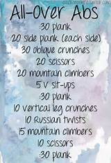 Photos of Killer Ab Workouts At Home