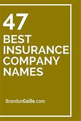 Pictures of Good Insurance Company Names