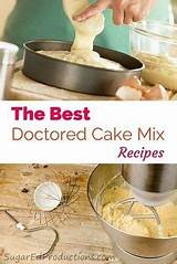 Photos of Doctored Up Yellow Cake Mix