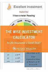 Life Insurance Investment Calculator Images