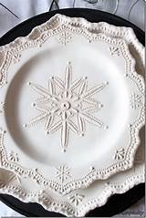 Pictures of Snowflake Plates