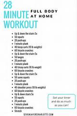 Fitness Home Workout Plan Pictures