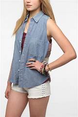 Images of Denim Shirt Urban Outfitters