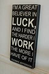 Images of Thomas Jefferson Quotes Luck Work