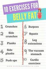 The Exercises To Lose Belly Fat