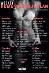 Home Workouts Schedule Pictures