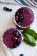 Images of Berry Smoothie With Ice Cream