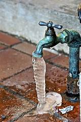 Pictures of Freezing Drain Pipe
