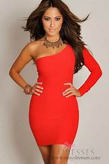 Photos of Cheap Red Club Dresses