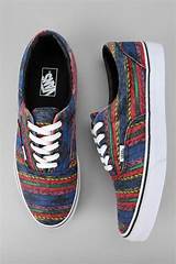 Images of Vans Era Cat Print Shoes