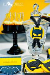 Pictures of Batman Themed Birthday Party Supplies
