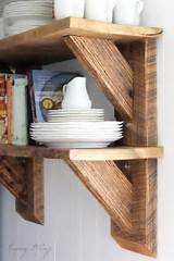 Reclaimed Wood Kitchen Shelves Images