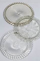 Pictures of Clear Cake Plates