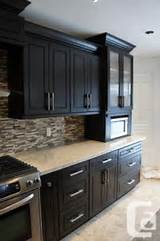 Espresso Wood Kitchen Cabinets Pictures