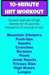 Images of Workout Routine High Intensity