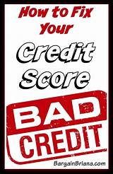 How Do You Fix A Bad Credit Score Images