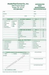 Pictures of Pest Control Invoice Software