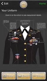 Photos of Army Uniform Diagram