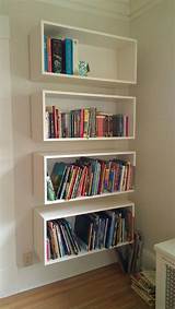 Floating Library Shelves Photos