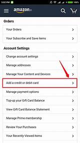 Add Credit Card To Amazon Account Images