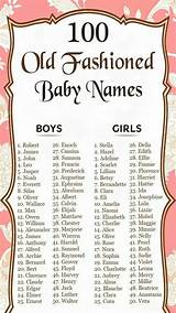 Old Fashioned English Girl Names