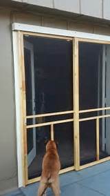Wood Sliding Screen Door