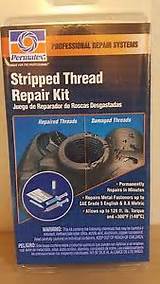 Pictures of Permatex Stripped Thread Repair Review