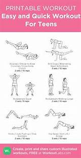 Pictures of Quick Easy Fitness Exercises
