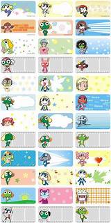 Pictures of Cartoon Name Stickers
