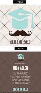 Double Sided Graduation Invitations Photos