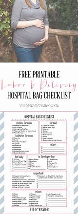 List Of Things For Hospital Bag During Delivery Photos