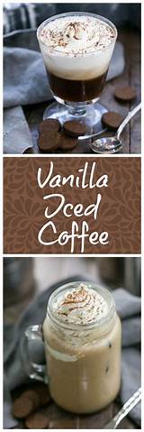 Vanilla Bean Iced Coffee Pictures