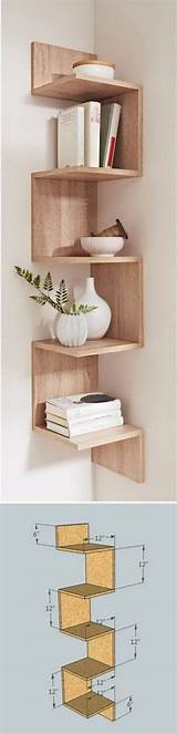 Decorative Wood Corner Shelves Pictures