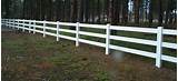 White Pvc Horse Fence Images