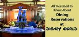Walt Disney World Dining Reservations Photos